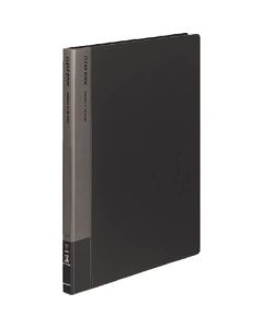 สมุดใส กระดาษเปลี่ยนแนวตั้ง A4 12 แผ่น แพ็ค 30 รู เทาเข้ม Ra-710DM