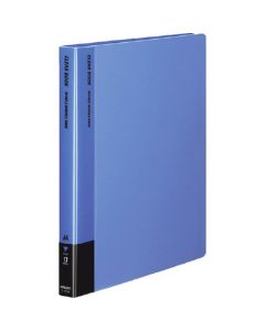 สมุดใส กระดาษเปลี่ยนแนวตั้ง A4 12 แผ่น 30 ซอง น้ำเงิน La-720B