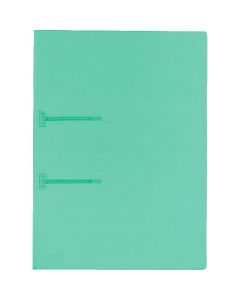 แฟ้มสัน <สีใส> A4 แนวตั้ง 2 รู เข้าเล่ม 9 มม. เขียว Fu-P170G