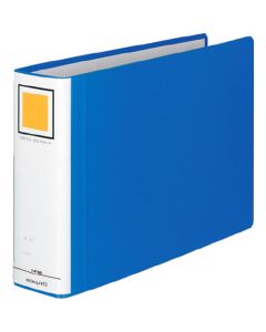 แฟ้มท่อ <Eco Twin R> (แบบ E) ด้าน A4 เข้าเล่ม 60 มม. 2 รู สีน้ำเงิน Fu-RT665B