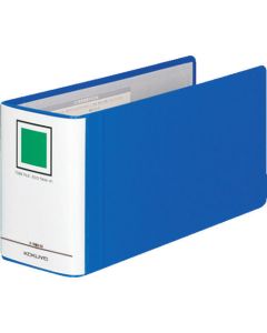 แฟ้มท่อ <Eco Twin R> (ชนิด E) B4 1/3 ด้าน 80 มม. เข้าเล่ม 2 รู สีน้ำเงิน Fu-RT6819B