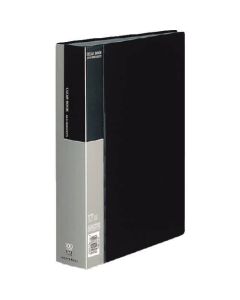 สมุดใส A4 แนวตั้ง พิมพ์ตายตัว 100 ช่อง ดำ Ra-B100D