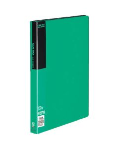 สมุดใส A4 แนวตั้ง ฟิกซ์กระเป๋า 40 แผ่น เขียว Ra-B40G
