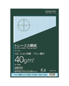 กระดาษกริดลอกแบบ (กริด 1 มม.) A4 40g/m2 การพิมพ์สีน้ำเงิน 50 แผ่น SE-S9B
