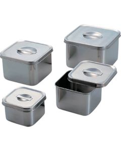 AS stainless square pot NO. 0 with lid