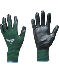 ถุงมือยางไนไตรล์ power glove ZERO เขียว S