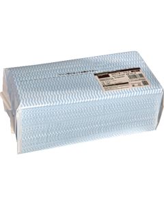 ผ้าเช็ดเคาน์เตอร์ ขนาด 30 x 60 ซม. สีฟ้า ผลิตจากเรยอน 100% จำนวน 100 ชิ้น