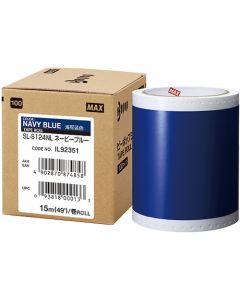 แผ่นมาตรฐาน Bepop กว้าง 100 มม. SL-S124NL สีน้ำเงินกรมท่า (15 ม. x 1 ม้วน)
