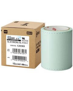 แผ่น Bepop ที่สอดคล้องกับมาตรฐาน UL กว้าง 100 มม. SL-S190CNL/UL โปร่งใส (15 ม. x 1 ม้วน)