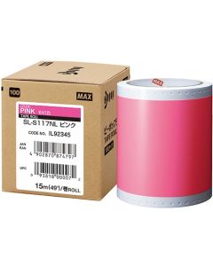 แผ่นมาตรฐาน Bepop กว้าง 100 มม. SL-S117NL สีชมพู (15 ม. x 1 ม้วน)