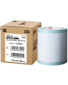 Bepop ป้ายกระดาษแผ่นกว้าง 100 มม. SL-S181PNL (15 ม. x 1 ม้วน)