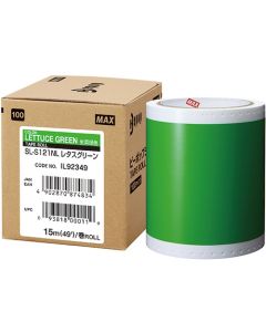 แผ่นมาตรฐาน Bepop กว้าง 100 มม. SL-S121NL สีเขียวผักกาดหอม (15 ม. x 1 ม้วน)