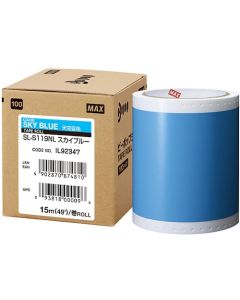 แผ่นมาตรฐาน Bepop กว้าง 100 มม. SL-S119NL สีฟ้า (15 ม. x 1 ม้วน)
