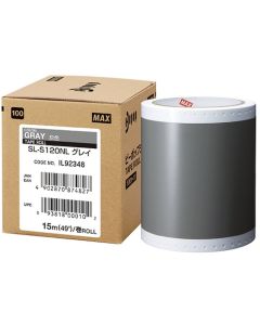 แผ่นมาตรฐาน Bepop กว้าง 100 มม. SL-S120NL สีเทา (15 ม. x 1 ม้วน)