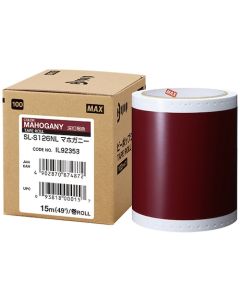 แผ่นมาตรฐาน Bepop กว้าง 100 มม. SL-S126NL สีมะฮอกกานี (15 ม. x 1 ม้วน)
