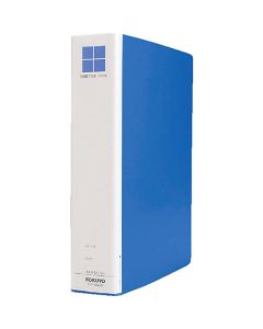 แฟ้มหลอด (แพ็ค10เล่ม) A4 แนวตั้ง 50มม. เข้าเล่ม 2 รู น้ำเงิน VD Fu-E8650BX10