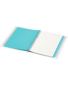 แฟ้มสไลด์ <colore> (บาง) B5 (26 รู) สีน้ำเงิน 15 แผ่น Ru-PV30B