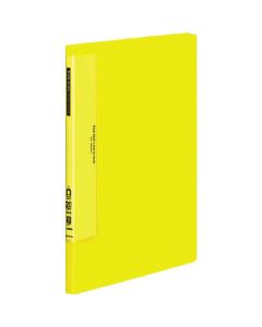 สมุดใส (ซองเวฟคัท) A4 แนวตั้ง แบบตายตัว 20 ซอง เหลือง La-T560Y