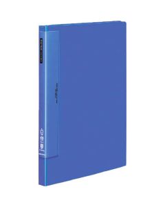 สมุดใส (ซองเวฟคัท) B4 แนวตั้ง แบบตายตัว 40 ซอง น้ำเงิน la-T574B