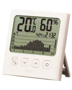 เครื่องวัดอุณหภูมิและความชื้นแบบดิจิตอลพร้อมกราฟ TT-581