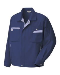 เสื้อเบลาส์ฤดูร้อนแขนยาวสีกรมท่า x สีม่วงมิสท์ BLL