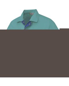เสื้อเบลาส์แขนสั้น (unisex) สีฟ้า x สีกรมท่า 3L