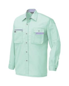 เสื้อเชิ้ตแขนยาว (unisex) (ผ้าบาง) Clean Earth x Mist Violet S