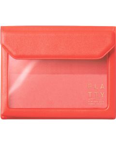 FLATTY card size red