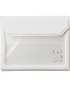 FLATTY card size white