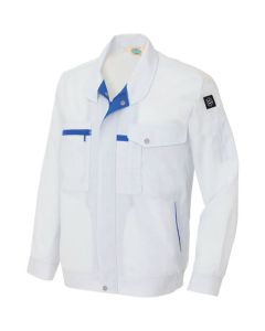 เสื้อเบลาส์ฤดูร้อนแขนยาว (unisex) สีเทาเงิน M