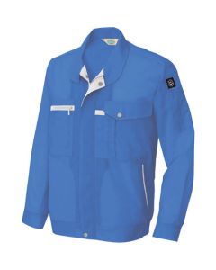 เสื้อเบลาส์ฤดูร้อนแขนยาว (unisex) SS สีน้ำเงินรอยัล