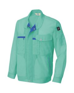 เสื้อเบลาส์ฤดูร้อนแขนยาว (unisex) สีเขียวมรกต SS