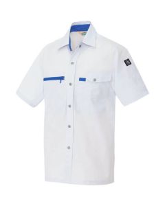 เสื้อเชิ้ตแขนสั้น (unisex) สีเทาเงิน LL