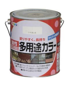 สีอเนกประสงค์สูตรน้ำมัน 1.6L สีขาวด้าน