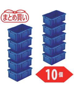 ภาชนะพลาสติกชนิด NS ขนาด 10 ลิตร สีฟ้า จำนวน 10 ชิ้น