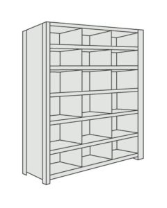 Light-Duty Shelving c/w Shelf Divider(Height:1200mm 1500mm)