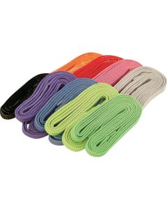 เชือกรองเท้าสีสันสดใสที่จดจำได้ทันที ความยาว 120 ซม. ชุด 9 สี (สีทองประกาย)