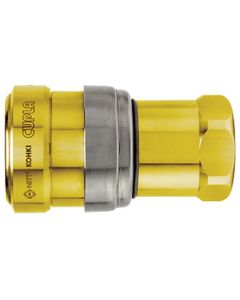 ข้อต่อแบบ Zero Spill Coupler ทองเหลือง ยางเอทิลีนโพรพิลีน (EPDM) (EPT) (42814)