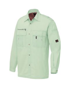 เสื้อเชิ้ตแขนยาว (unisex) สีเขียวเอิร์ธโทน L