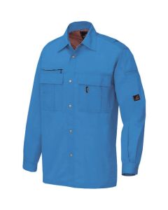 เสื้อเชิ้ตแขนยาว (unisex) สีฟ้า 3L