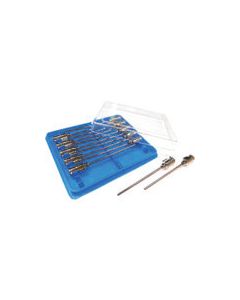 VAN เข็มโลหะ 90° ปลายตัด 22G x 80 กลุ่มล็อค 12 ชิ้น
