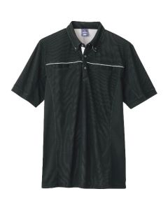 เสื้อโปโลแขนสั้น (unisex) สีดำ M