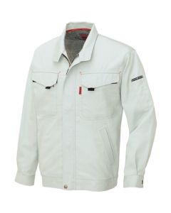 เสื้อเบลาส์ฤดูร้อนแขนยาว (unisex) สีเทาเงิน L