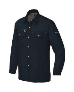 เสื้อเชิ้ตแขนยาว (unisex) (ผ้าบาง) สีดำ S