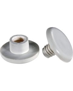 สกรูรักษ์โลก (Eco Screws) ผลิตจากวัสดุ Mapca สกรูสำหรับยึดกระดาษ ระยะห่าง 4 มม. (50 คู่) หัวขนาด 15 มม. เส้นผ่านศูนย์กลางรู 7 มม.