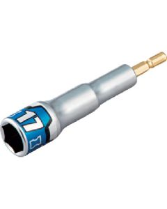 ซ็อกเก็ตบิตไดรเวอร์กระแทกที่รองรับ 40V ขนาด 17 มม.