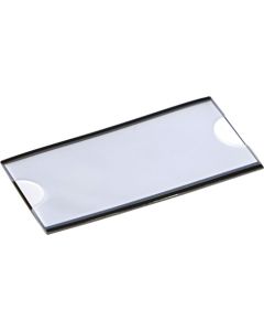 แผ่นดัชนีแม่เหล็ก ขนาด 40 x 80 มม. สีดำ บรรจุ 10 ชิ้นต่อแพ็ค