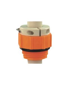 1098-03 ข้อต่อเกลียว PP กระบอกปั๊ม PTFE Tri-Sure