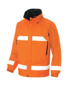 เสื้อสะท้อนแสงสำหรับทุกสภาพอากาศ (unisex) สีส้ม S