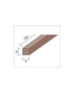 หินลับมีดสีน้ำตาล (1Pk (ถุง) = 6 ชิ้น)